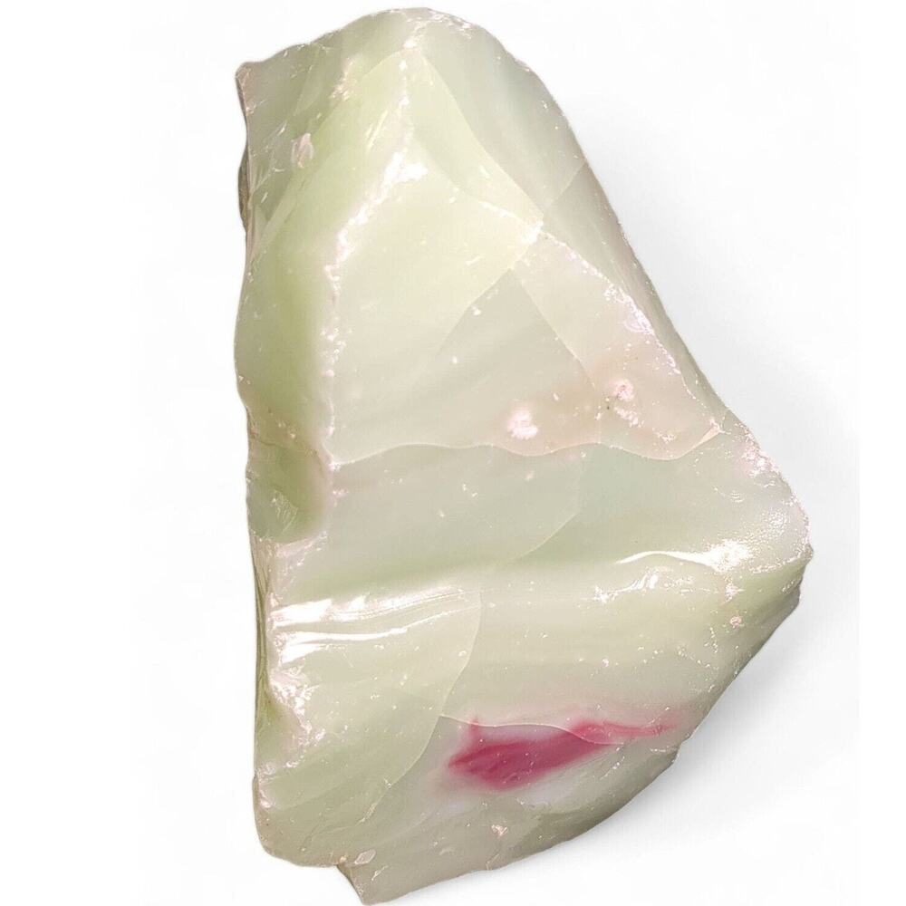Lime Jadeite Pink Multicolor‎ Swirl Slag Art Glass Cullet #4XL10